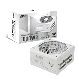 ASUS TUF Gaming 1000W 80 Plus Gold PCIE 5.0 Full Modular ATX Power Supply White Edition