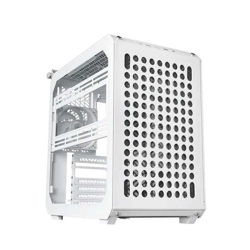 Cooler Master Qube 500 Flatpack Mid Tower ATX Case - White