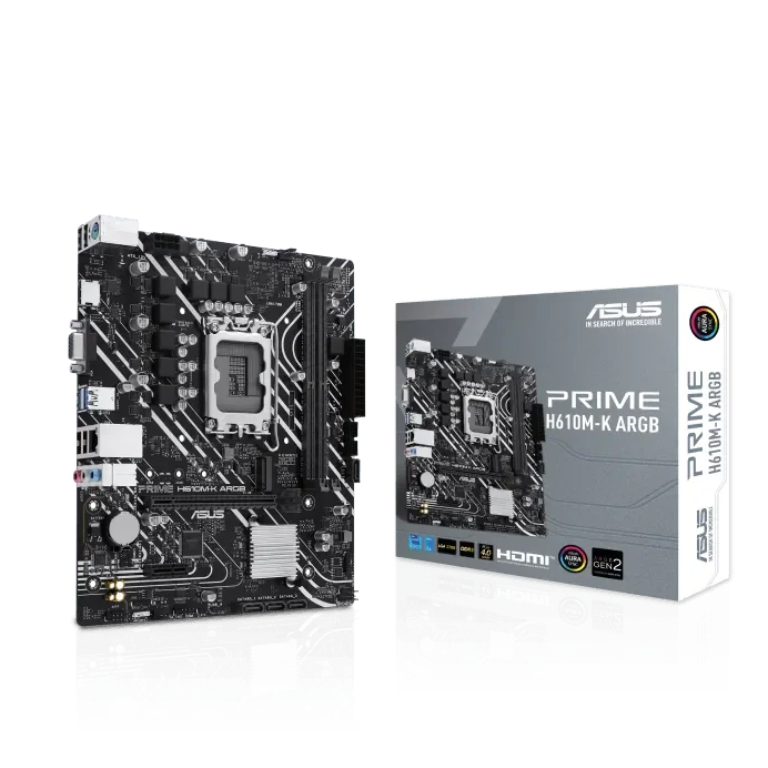 ASUS PRIME H610M-K ARGB DDR5 (Intel 13th Gen Motherboard) - Anigma