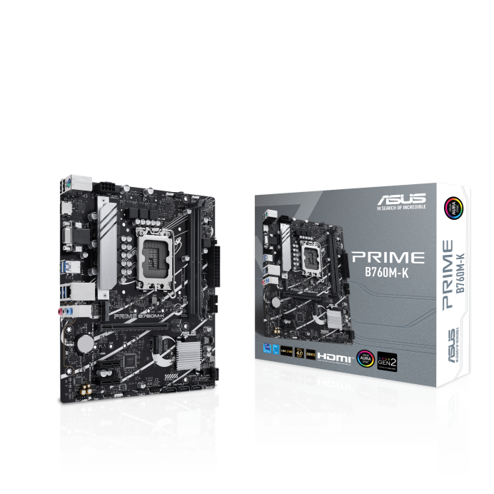 ASUS PRIME B760M-K DDR5 Micro-ATX Intel LGA1700 Motherboard