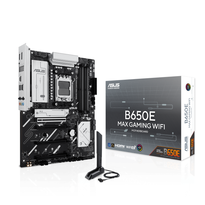 ASUS B650E MAX GAMING WIFI DDR5 ATX AMD AM5 Motherboard