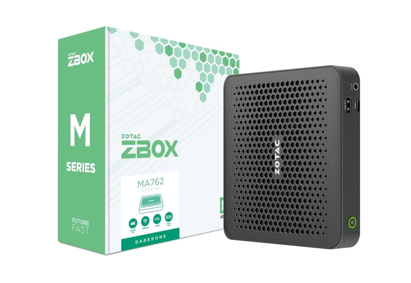 ZOTAC ZBOX edge MA762 Barebone Mini PC | AMD Ryzen 7 7840HS | Radeon 780M | USB4 | Wi-Fi 6E | Dual GbE | No RAM No SSD