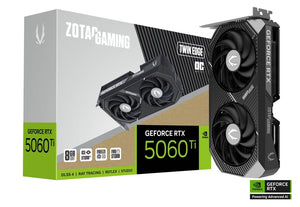 ZOTAC GAMING GeForce RTX 5060 Ti 8GB Twin Edge OC | GDDR7 | PCIe 5.0 | DLSS 4 | 2602MHz | SFF-Ready