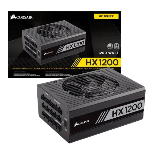 Corsair HX1200 1200W 80 Plus Platinum High Performance Fully Modular Power Supply - Anigma